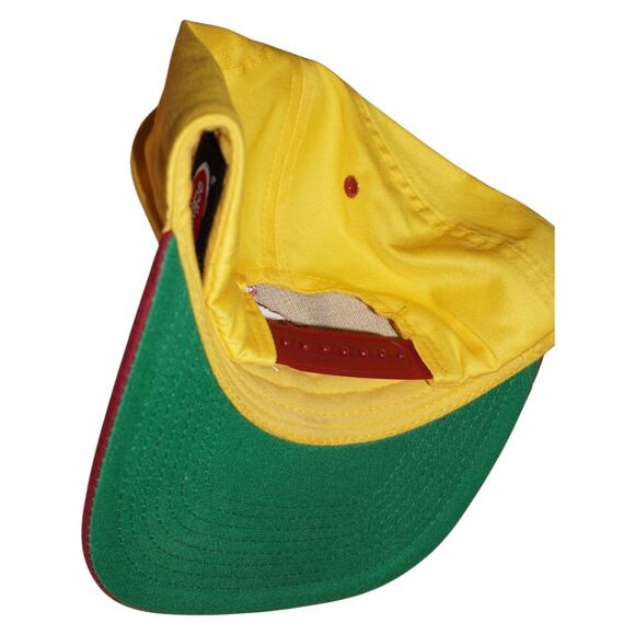 Vintage Iowa State Cyclones Snapback Hat Yellow Red Cardinal Logo 90s Eclipse - Picture 6 of 6